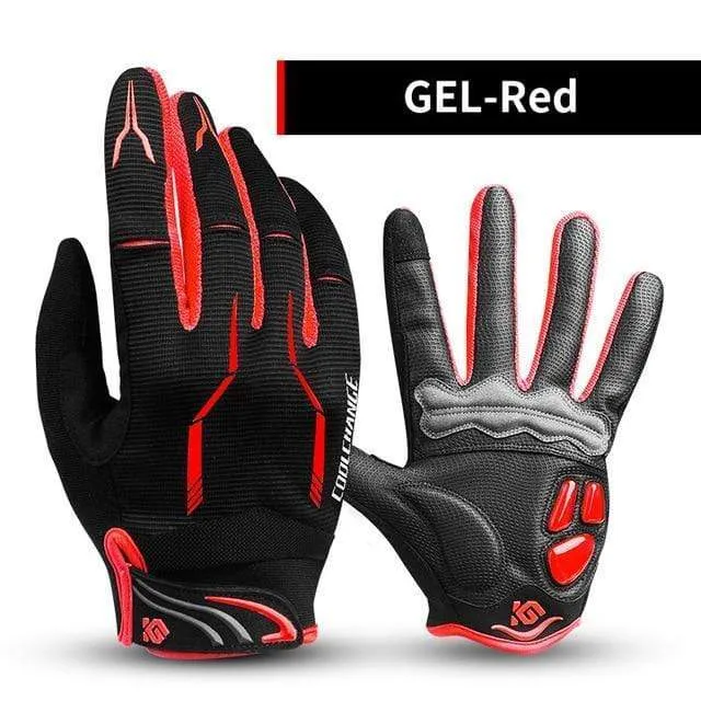 10 Colors Winter Women Men's Cycling Gloves Full Finger with GEL Pad  Shockproof MTB Mountain Bike Bicycle Gloves