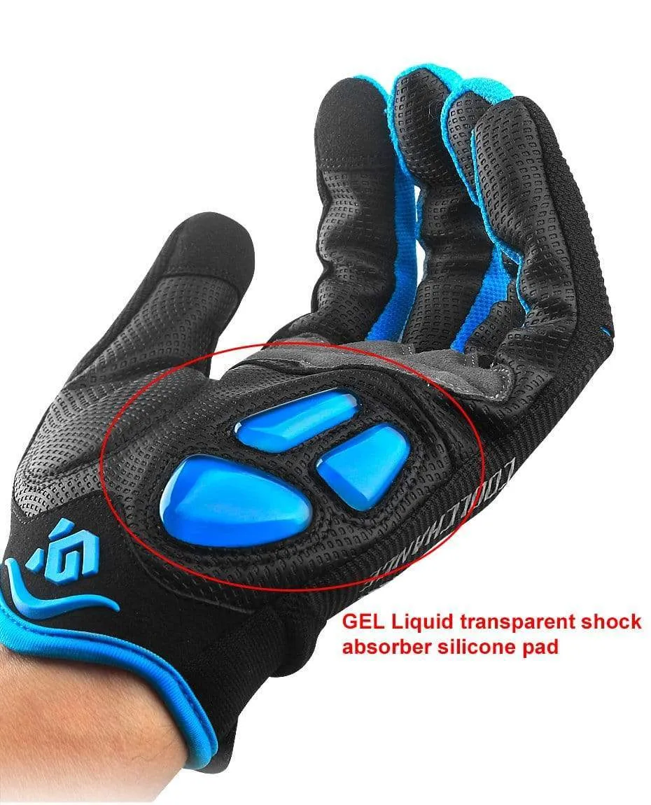 10 Colors Winter Women Men's Cycling Gloves Full Finger with GEL Pad  Shockproof MTB Mountain Bike Bicycle Gloves