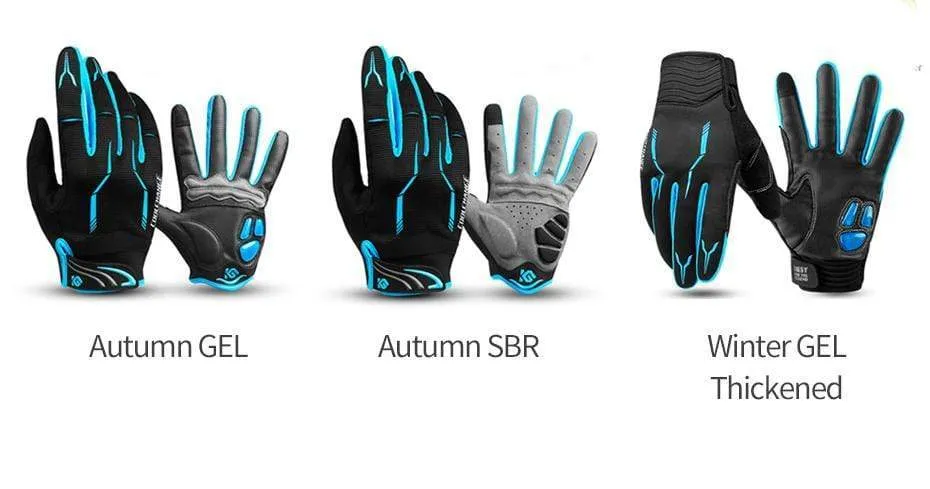 10 Colors Winter Women Men's Cycling Gloves Full Finger with GEL Pad  Shockproof MTB Mountain Bike Bicycle Gloves