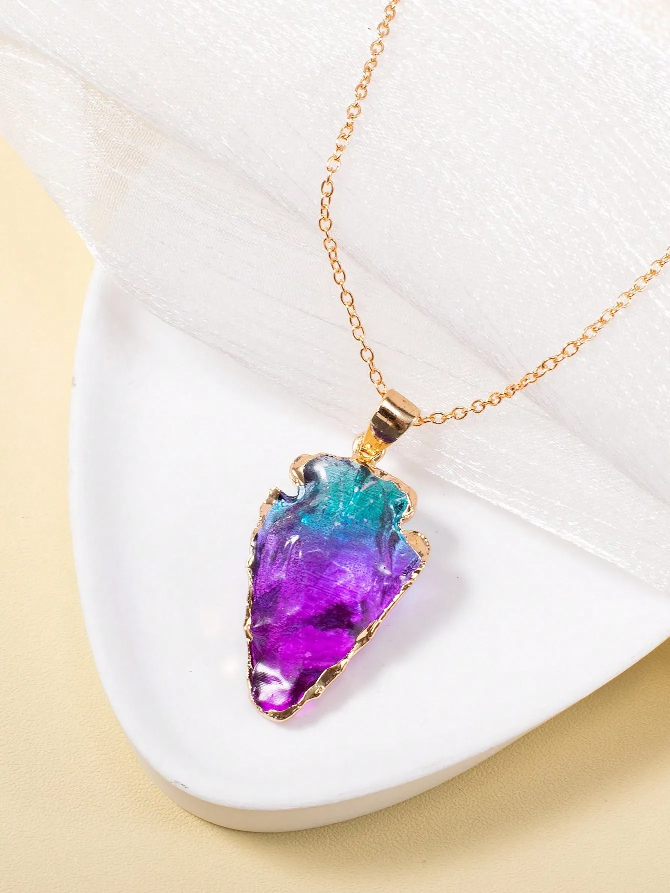 1pc Fashion Geometric Pendant Necklace For Women For Daily Decoration