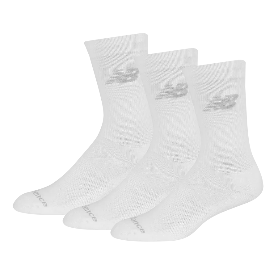 3 Pack Performance Cotton Cushioned Crew Socks