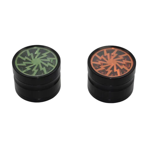 4-piece Lightning Bolt Herb Grinder