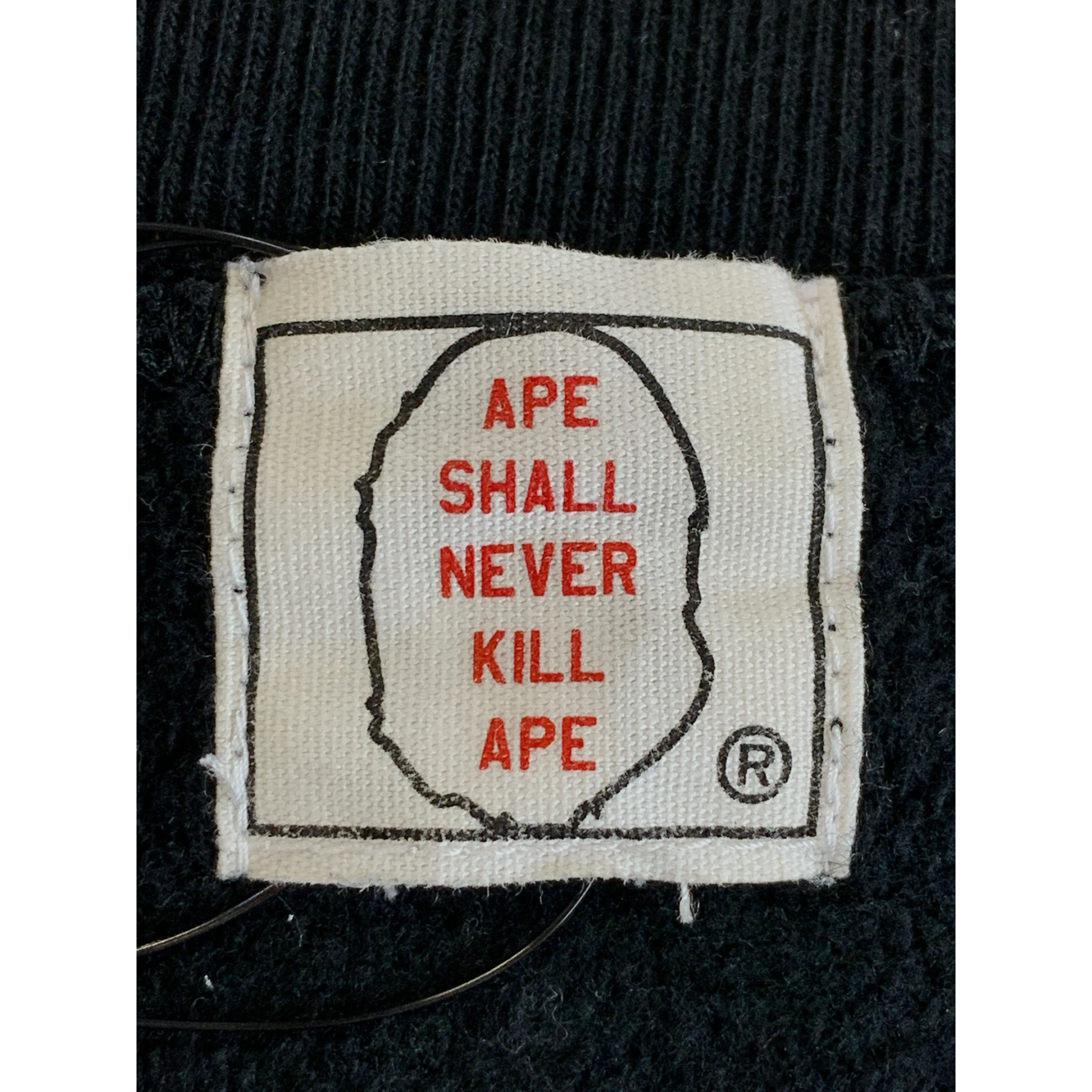 A BATHING APE/Sweatshirt/S/BLK/Cotton