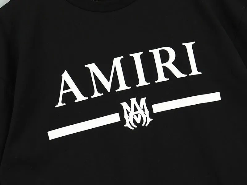 AMIRI Black Cotton T-shirt