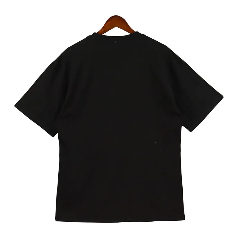 AMIRI Black Cotton T-shirt