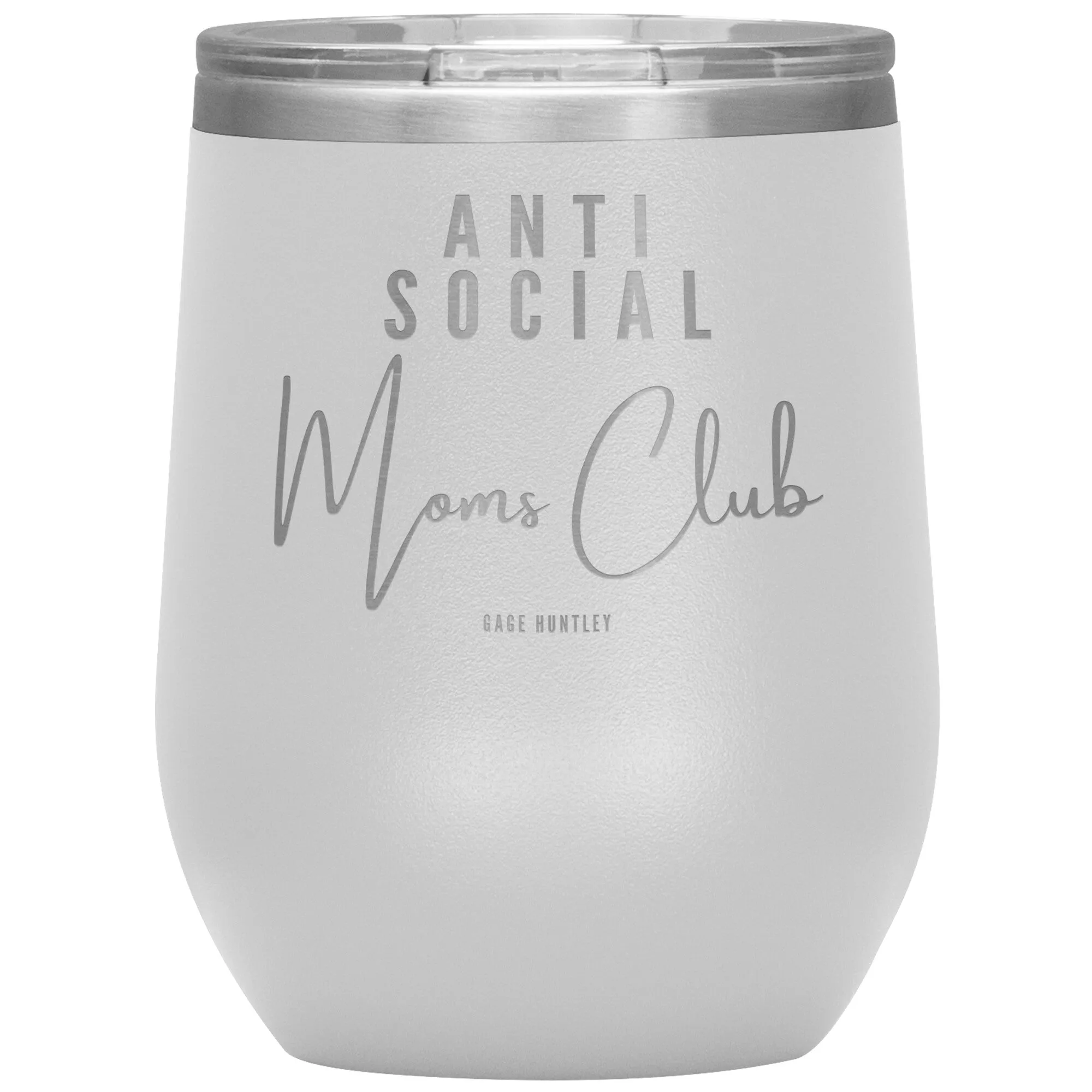 Anti Social Moms Club- Wine Tumbler