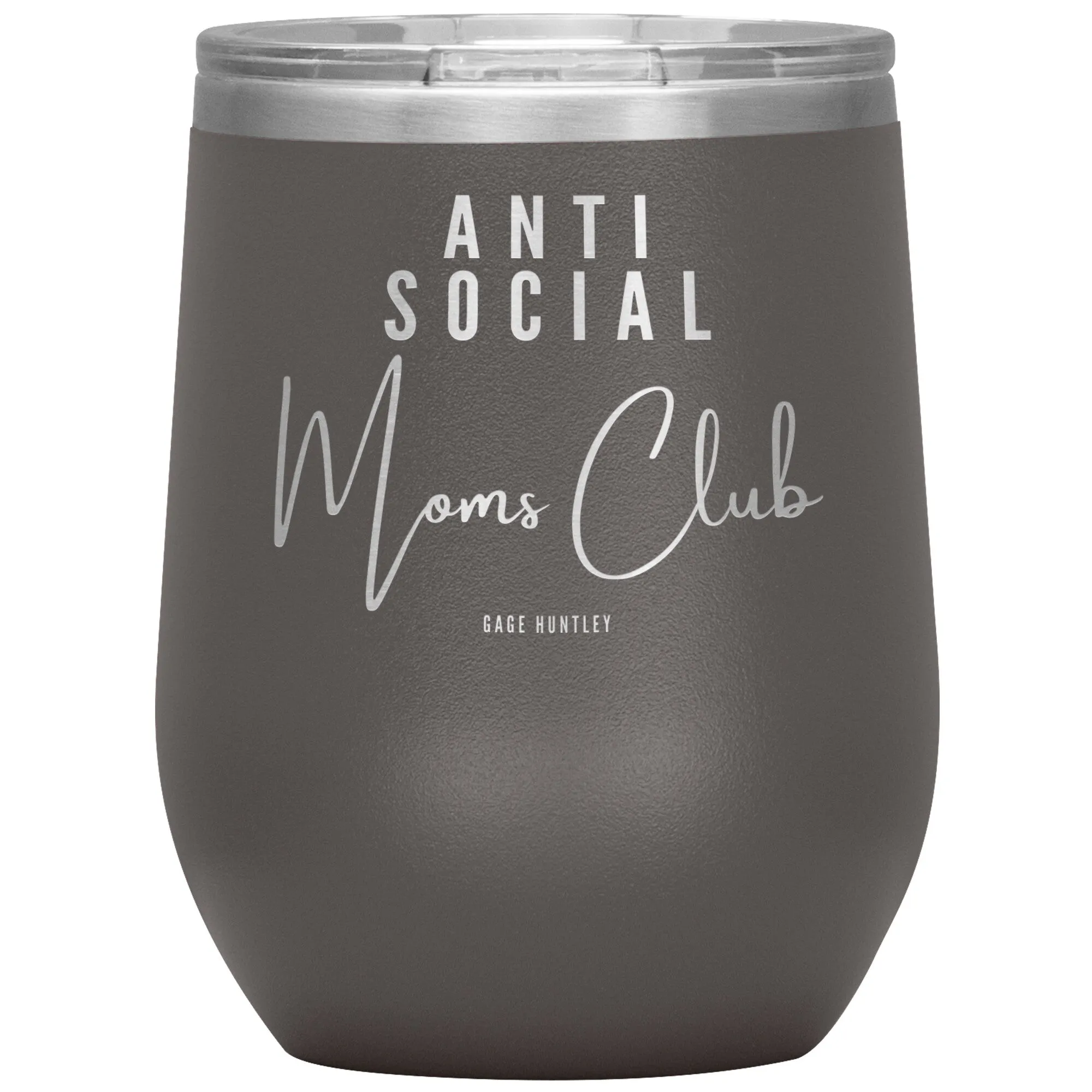 Anti Social Moms Club- Wine Tumbler