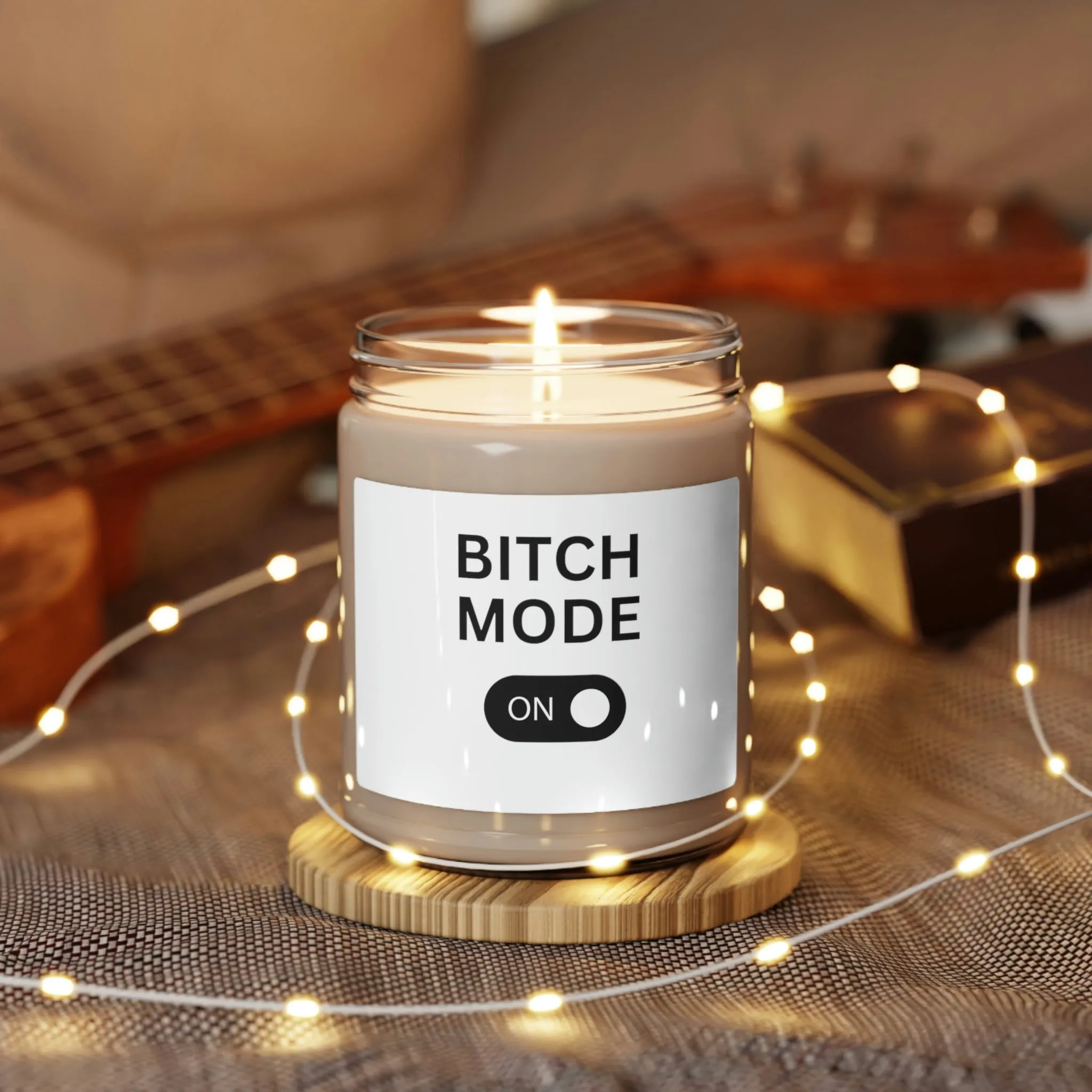 Bitch Mode On Custom Candle Scented Soy Candle | Funny Gift for Moms and Friends