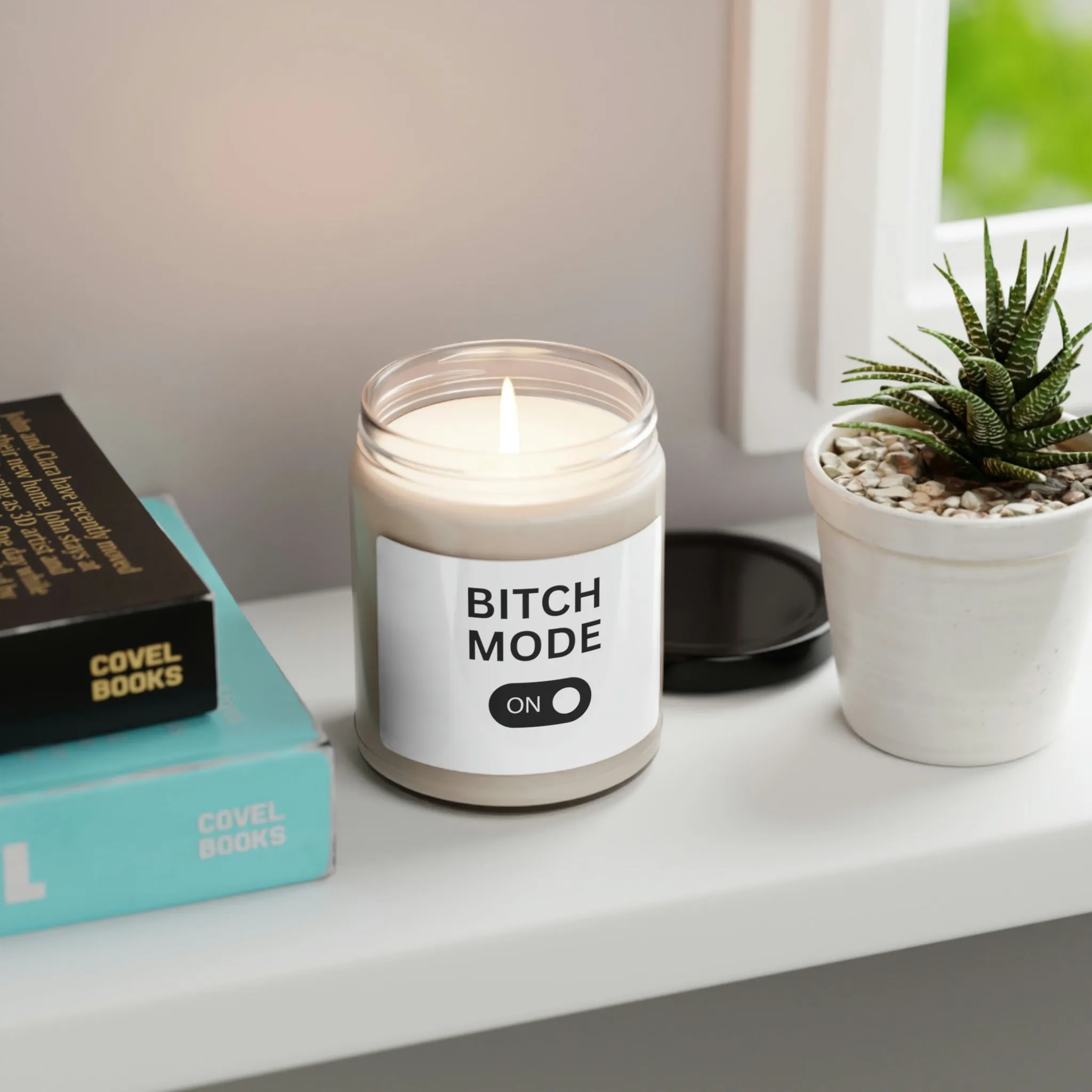 Bitch Mode On Custom Candle Scented Soy Candle | Funny Gift for Moms and Friends