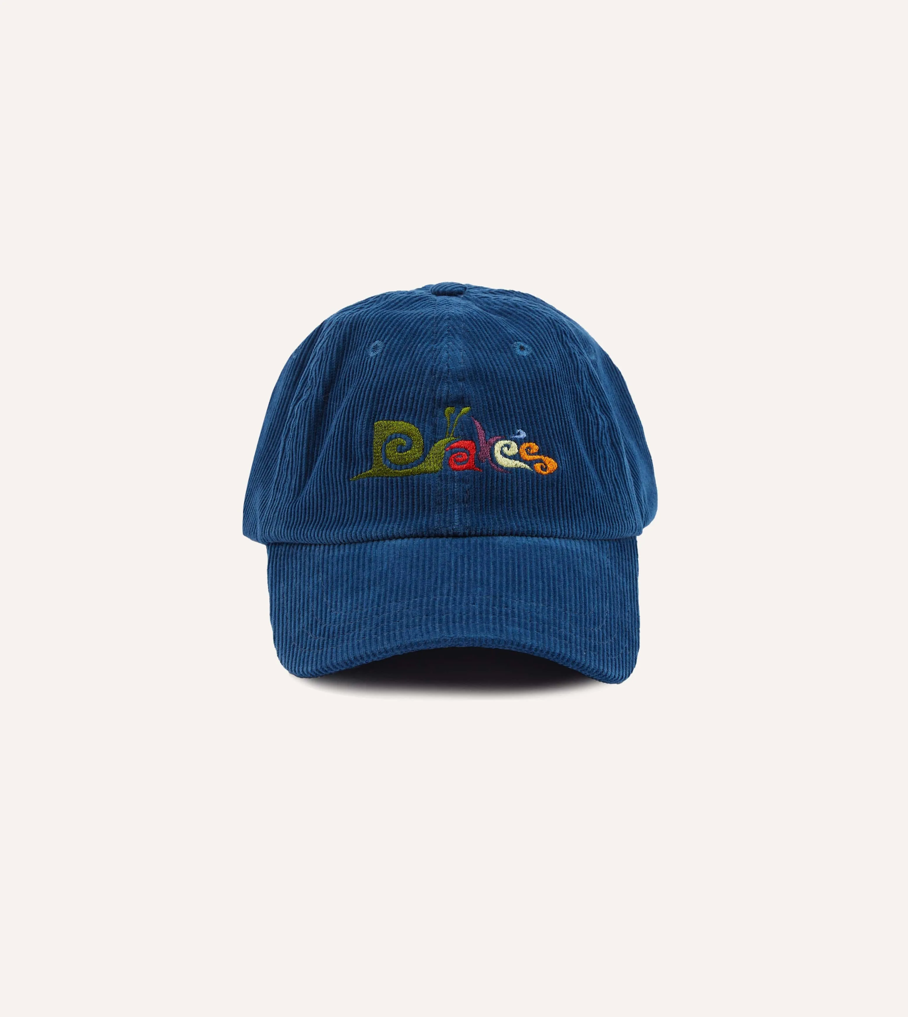 Blue Snail Corduroy Baseball Cap