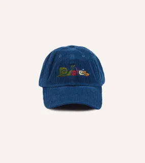 Blue Snail Corduroy Baseball Cap