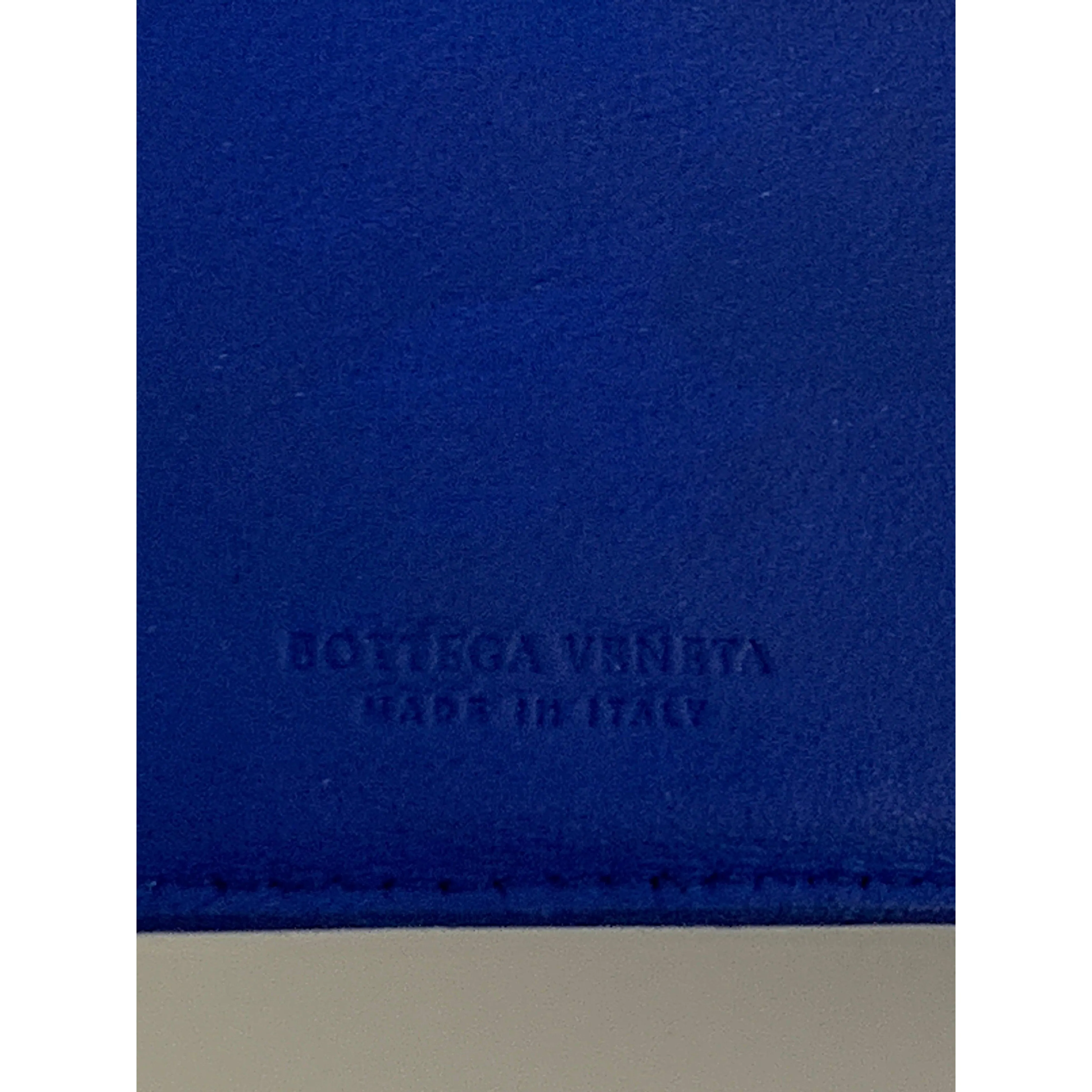 #BOTTEGA VENETA/Bifold Wallet/BLU/Leather