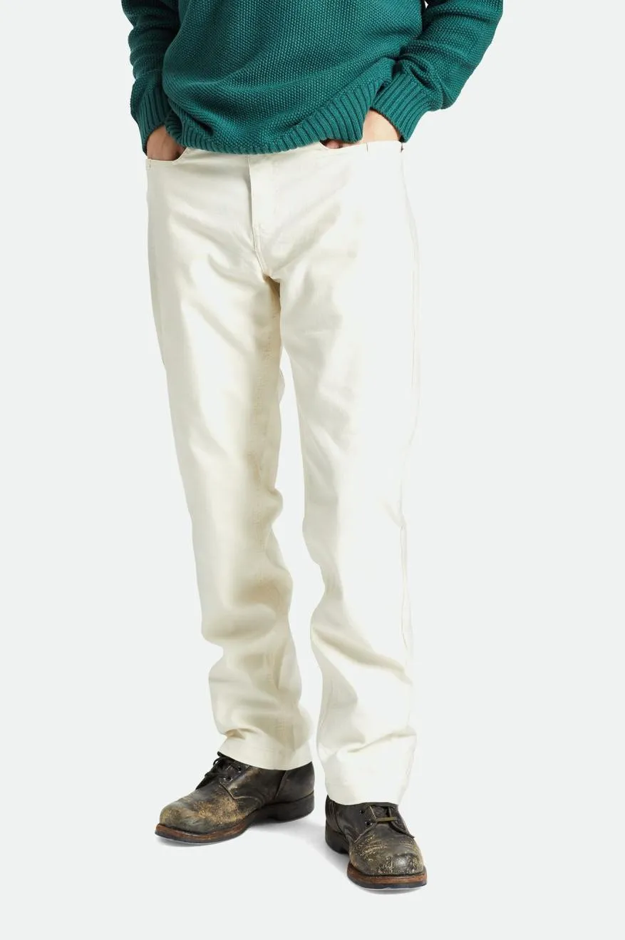 Builders 5-pocket Stretch Pant - Natural