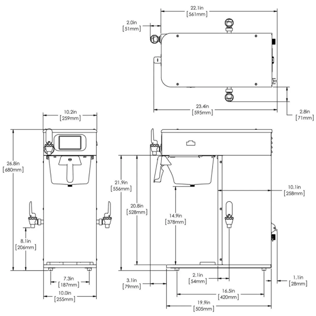 BUNN ICB-DV Platinum Edition Coffee Brewer