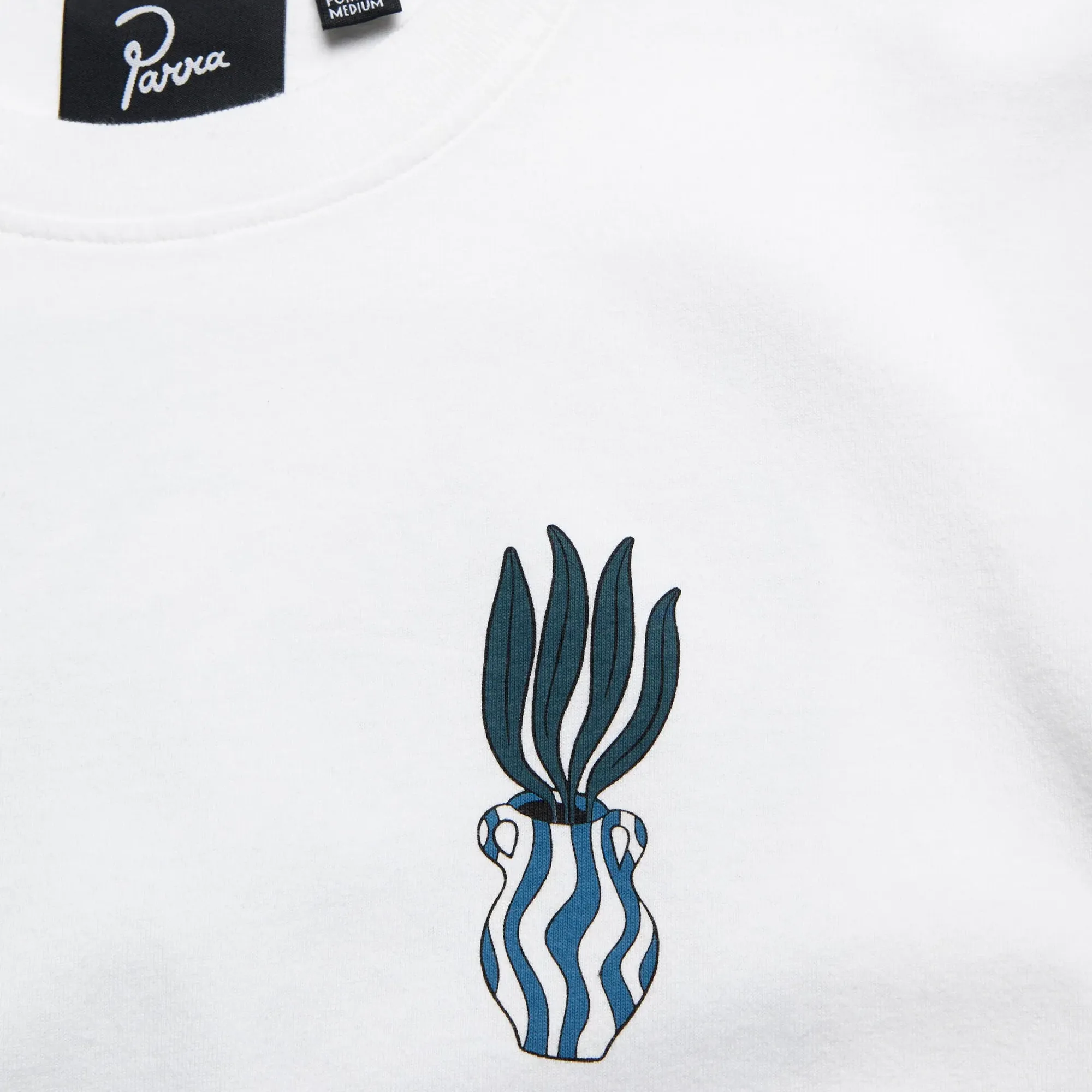 By Parra Kick The Vase T-Shirt White 50101