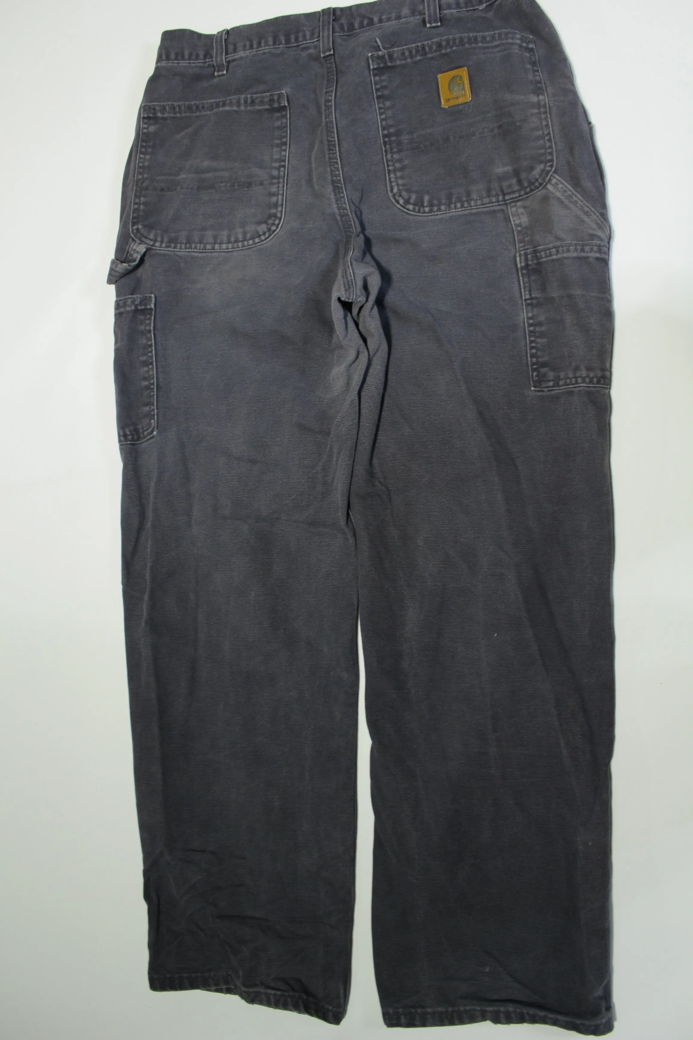 Carhartt B11 PTB Distressed Dungaree Fit Duck Wash Canvas Work Construction Pants