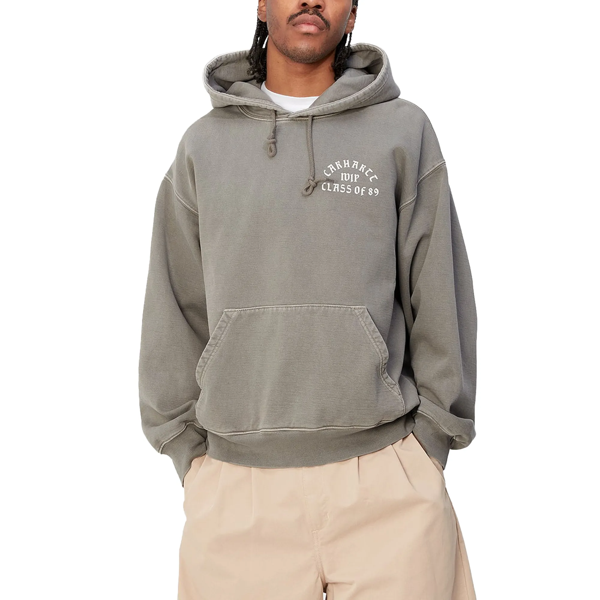 Carhartt WIP Hooded Class of 89 Sweat Marengo/White