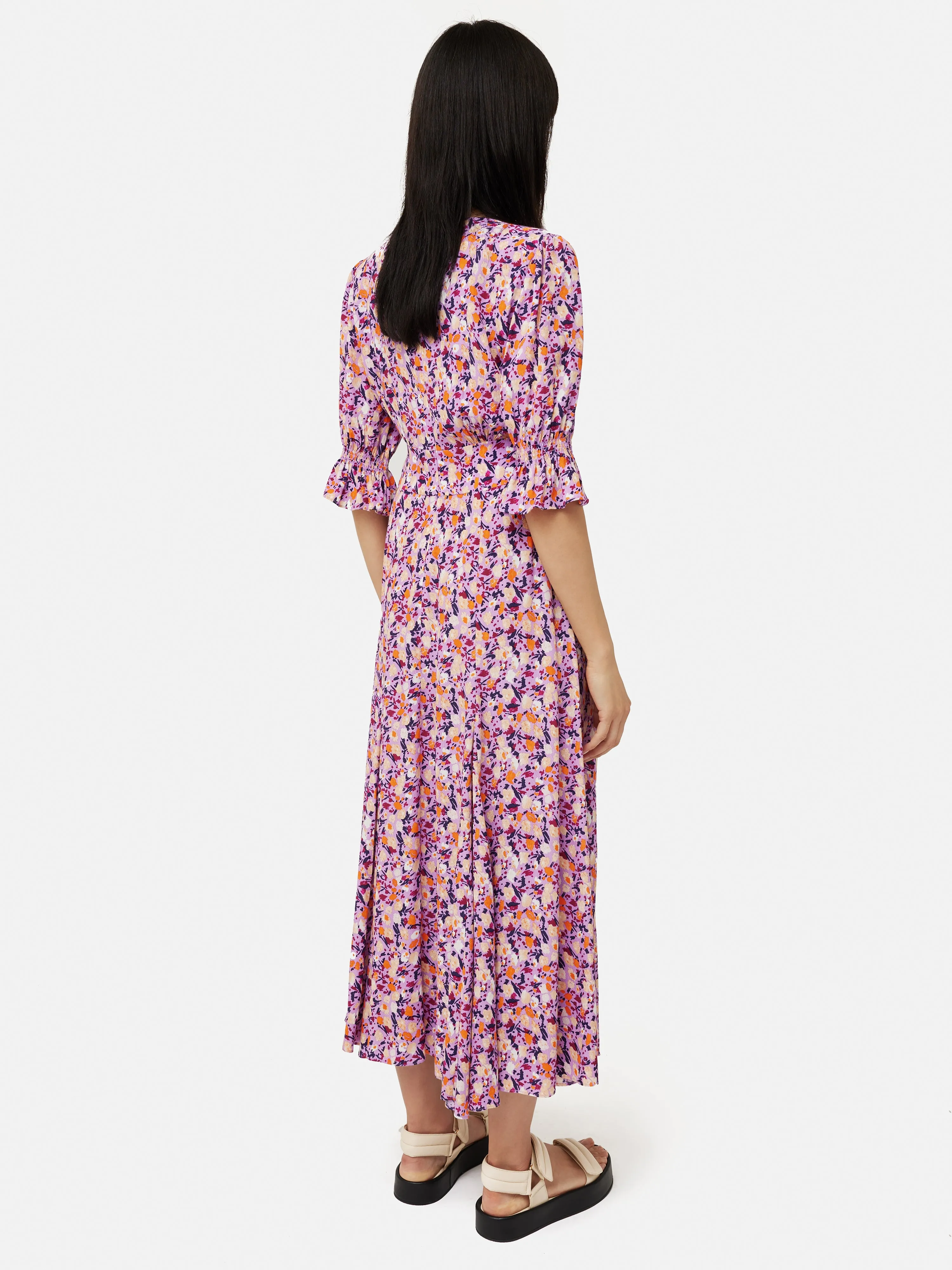 Carnation Midi Dress | Pink