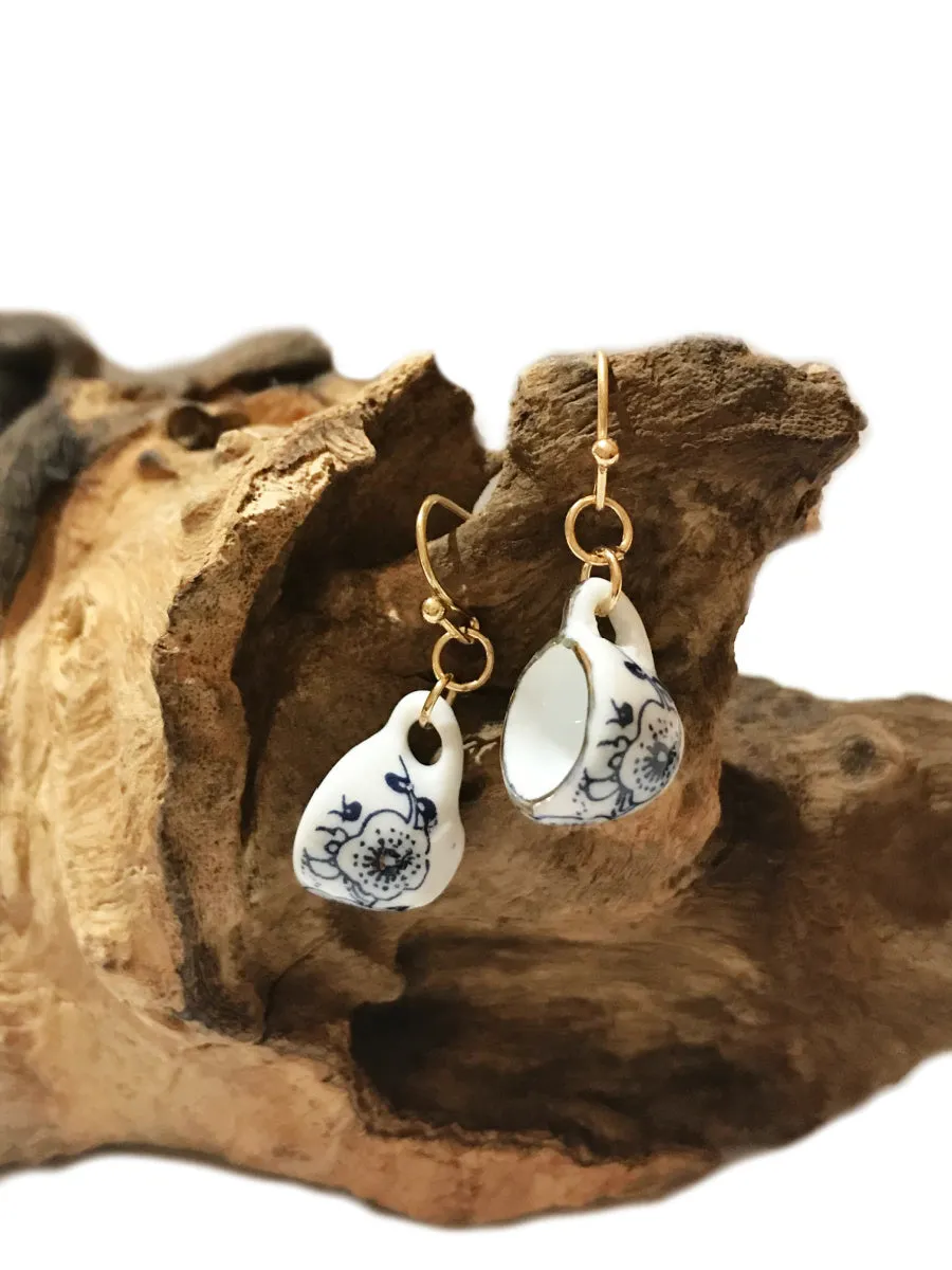 Ceramic Teacup Dangles