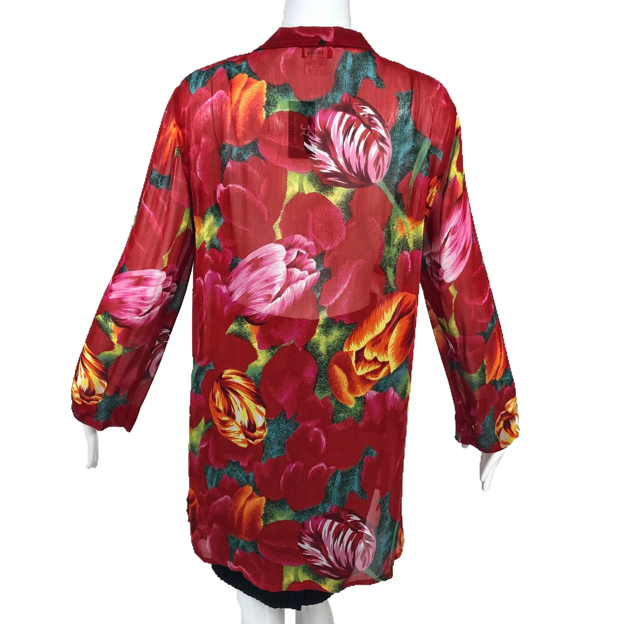 Chacok Red Floral Top