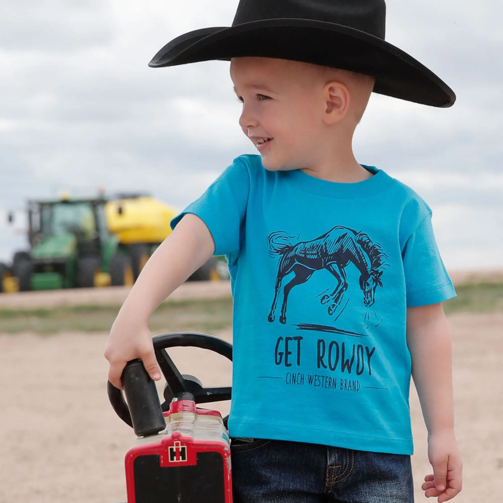 Cinch Toddler Get Rowdy Graphic Tee