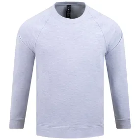 City Sweat Crew Heathered Ultra Light Grey/Sea Salt - W22