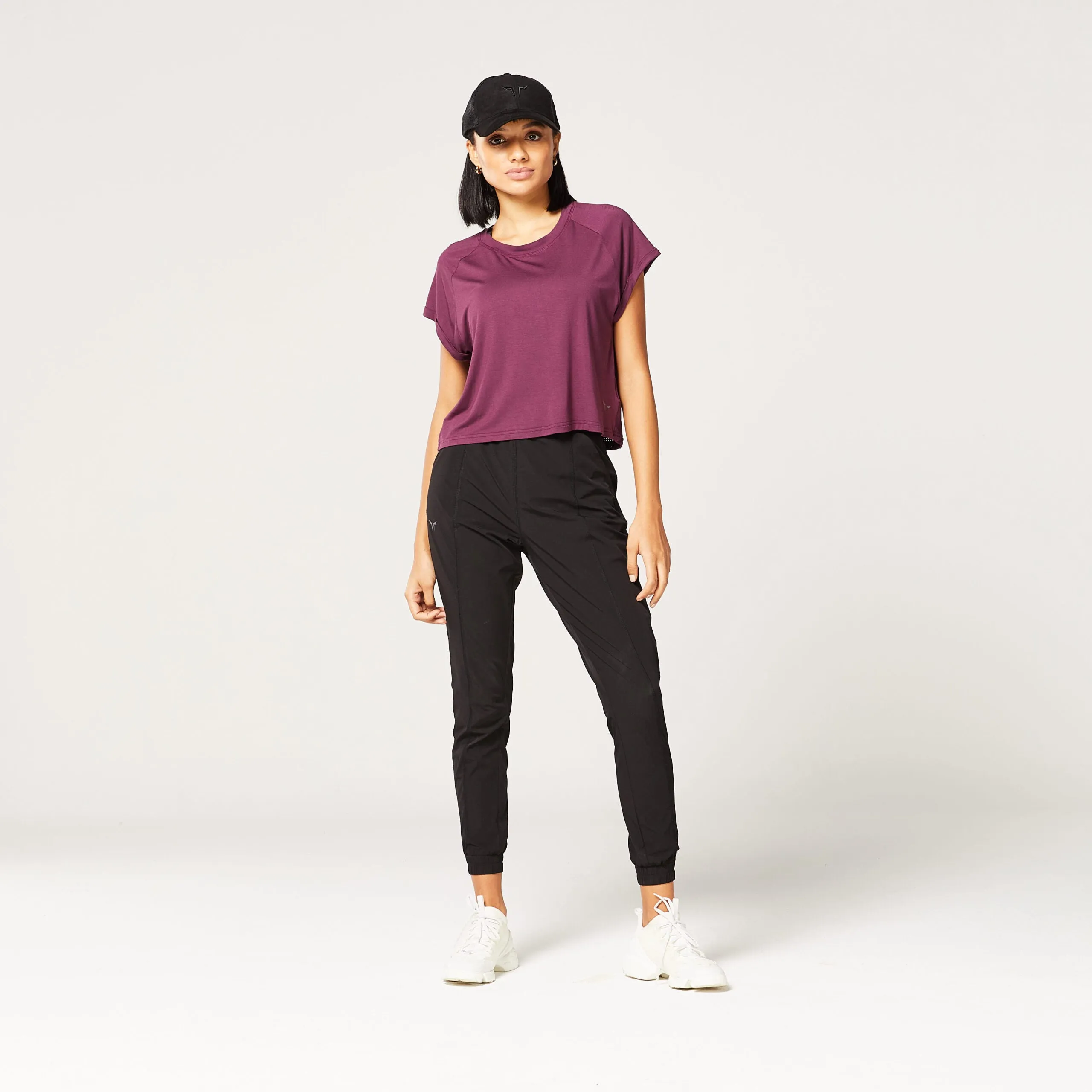 Code Relaxed Fit Tee - Mid Oxblood Red