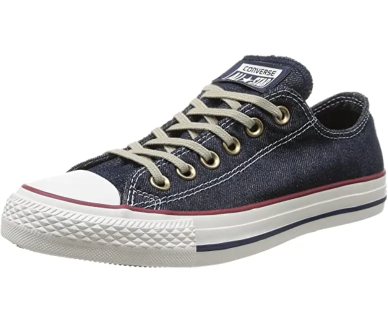 Converse men's sneakers shoe in denim Ct OX 148497C dark blue