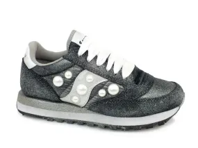 CUSTOM / SAUCONY Jazz Original Black Silver Spray S2044-449