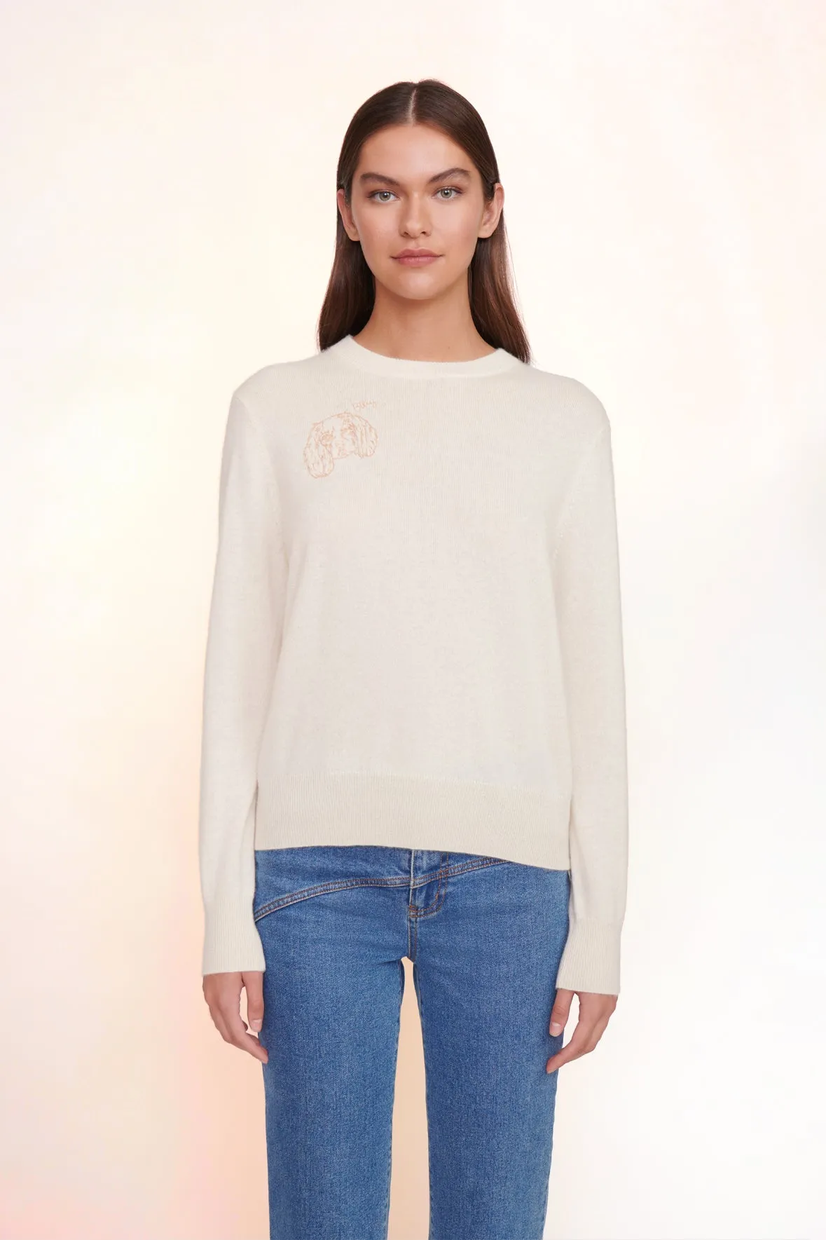 CUSTOM STAUD x C.BONZ CASHMERE SWEATER | CREAM