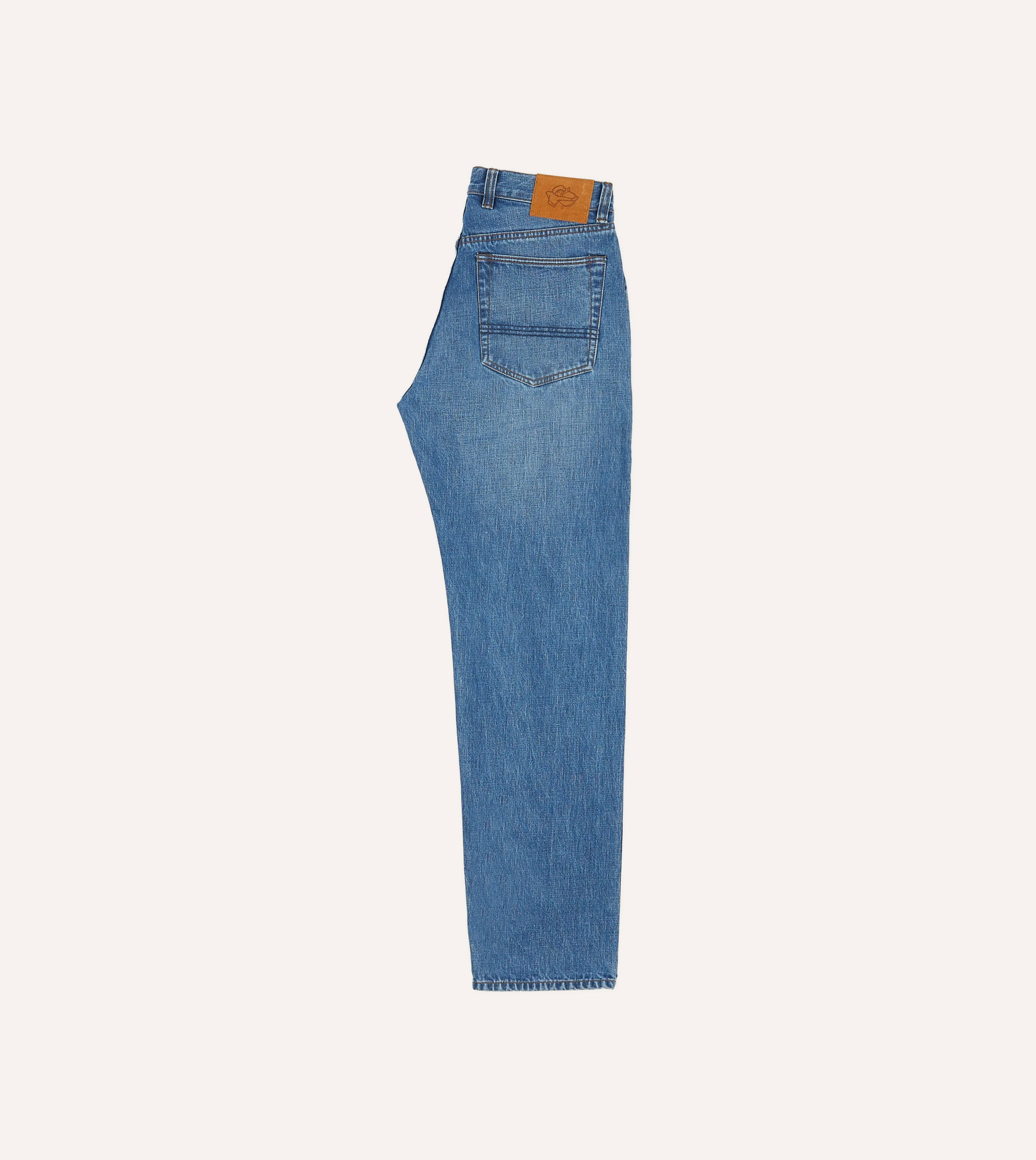 Custom Wash 14.2oz Japanese Selvedge Denim Five-Pocket Jeans