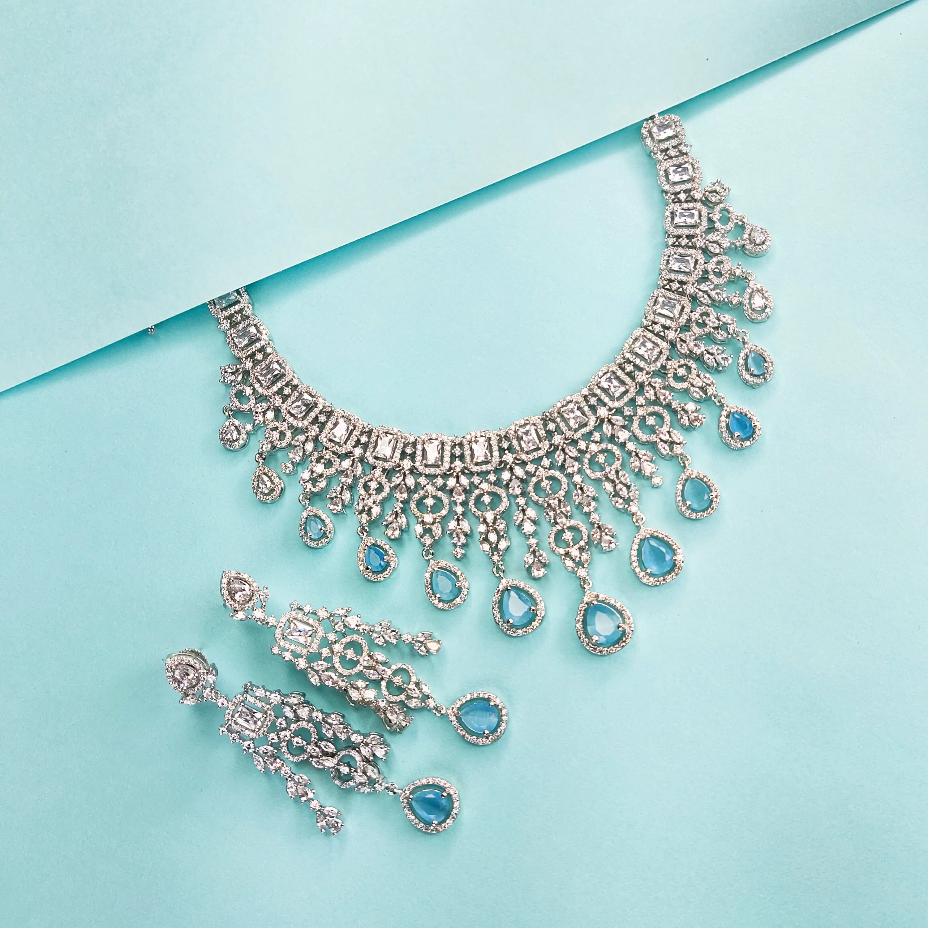 Cz Necklace Set By Asp Fashion Jewellery