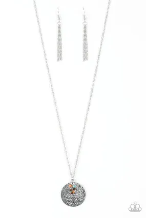 Desert Abundance Multi-color and Silver Necklace - Paparazzi Accessories