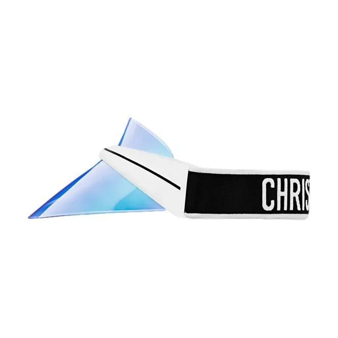 DIOR DIORCLUB1 BLUE MIRRORED VISOR