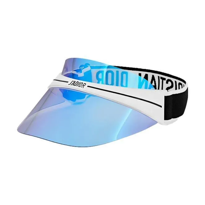 DIOR DIORCLUB1 BLUE MIRRORED VISOR