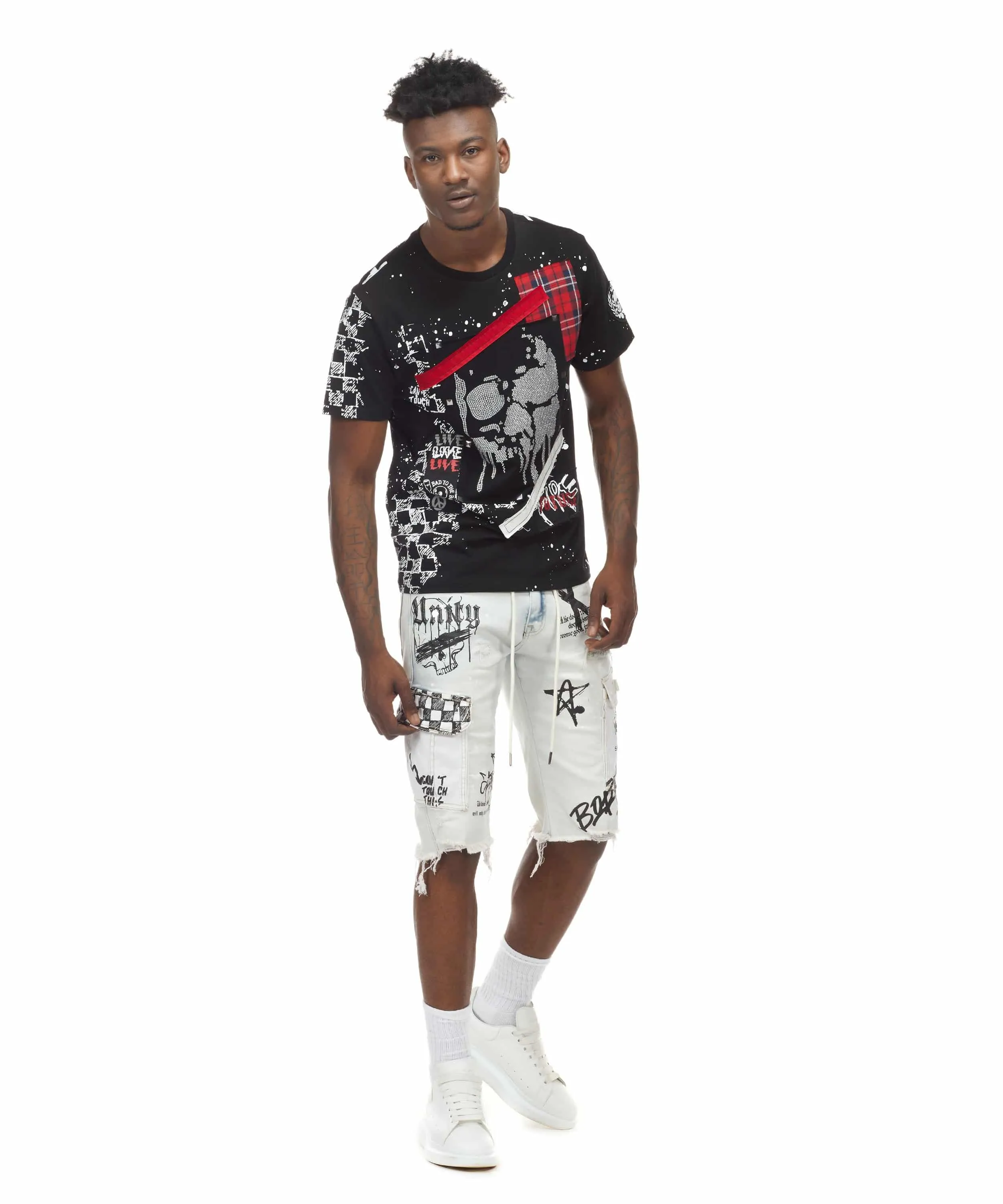 Doodle Cargo Utility Shorts - Rivington Blue