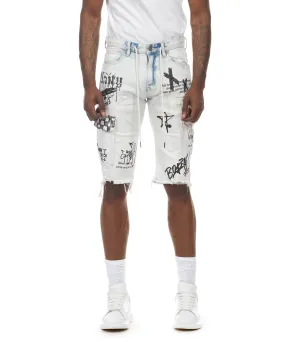 Doodle Cargo Utility Shorts - Rivington Blue