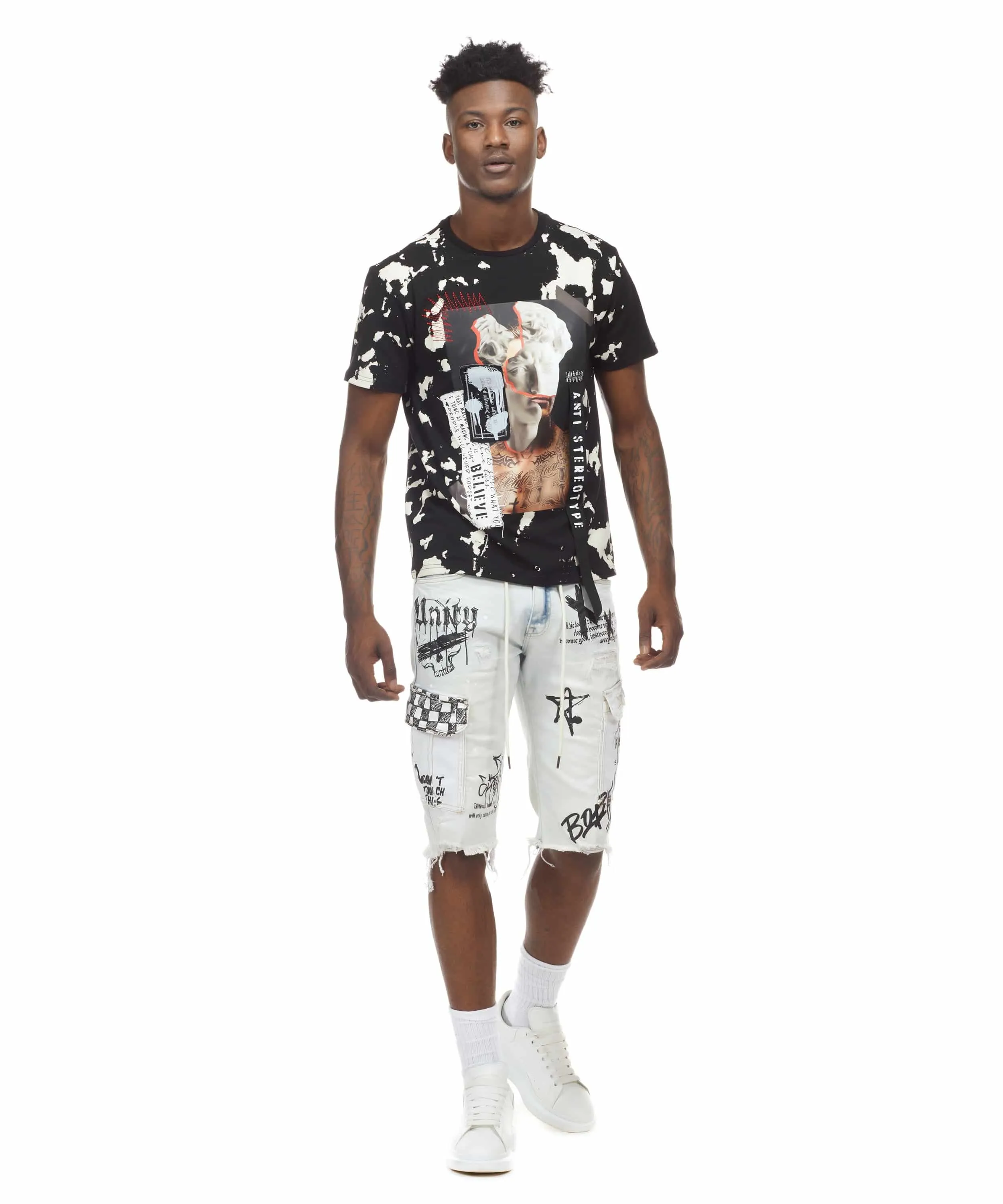 Doodle Cargo Utility Shorts - Rivington Blue