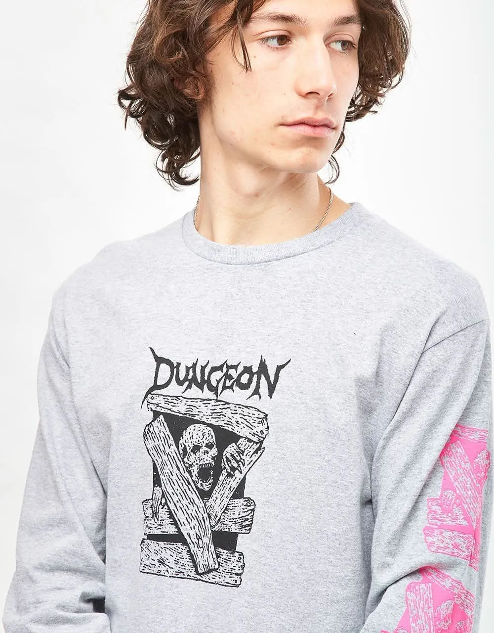 Dungeon Escape L/S T-Shirt - Grey