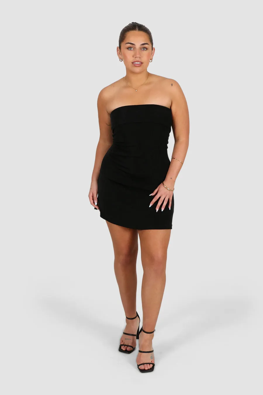 EFFIE MINI DRESS BLACK