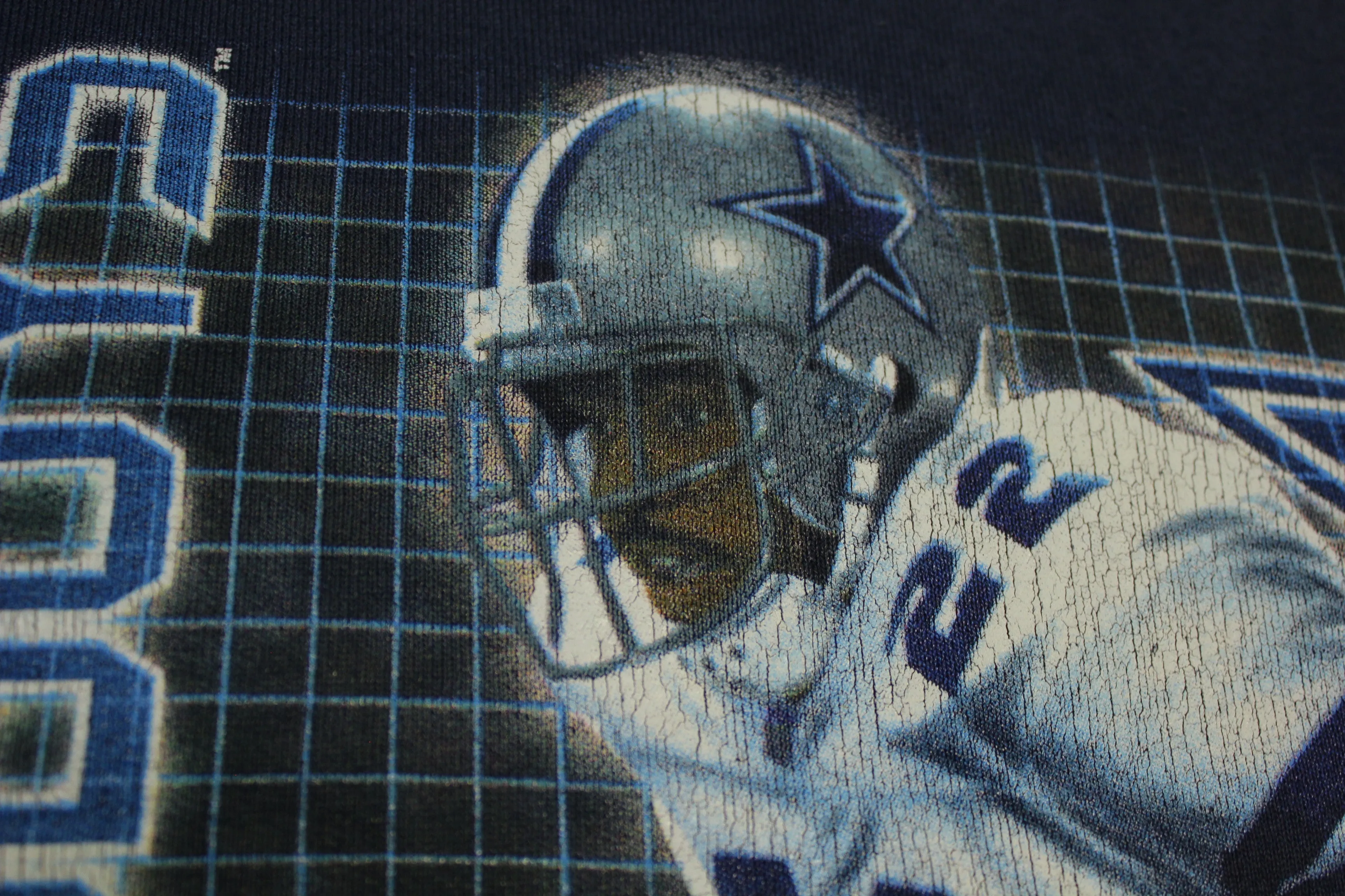 Emmitt Smith Dallas Cowboys Vintage 90's Pro Player USA Crewneck Sweatshirt