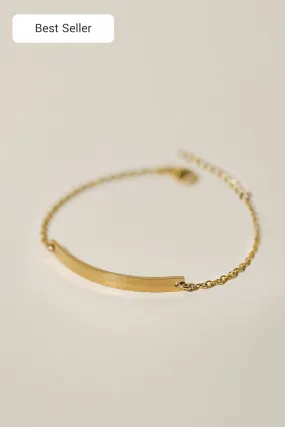 Epithet Bar Bracelet [Personalize]