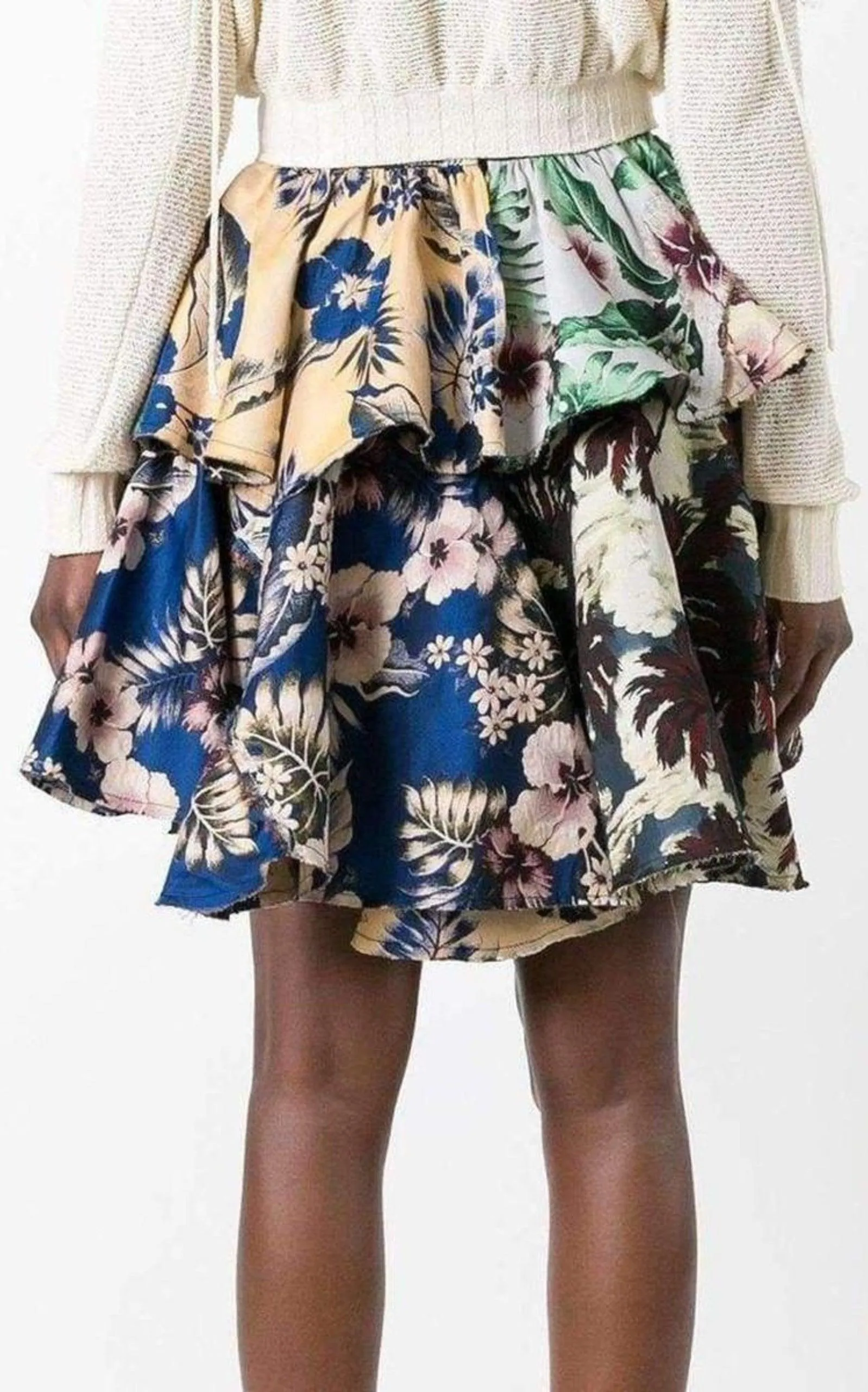 Floral Print Skirt