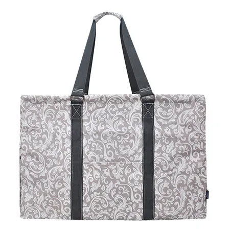 Floral Vines NGIL Mega Shopping Utility Tote Bag