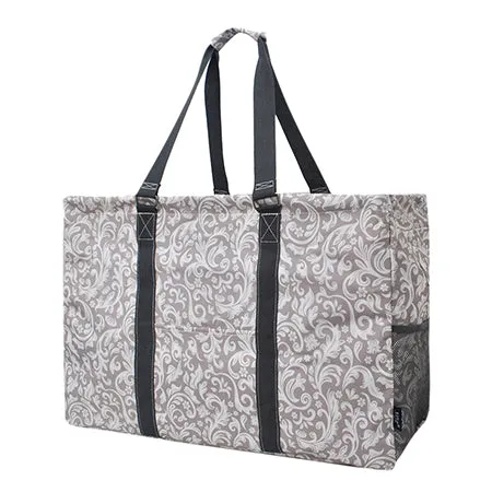 Floral Vines NGIL Mega Shopping Utility Tote Bag