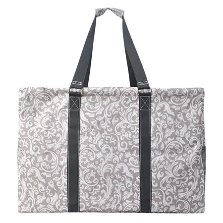 Floral Vines NGIL Mega Shopping Utility Tote Bag