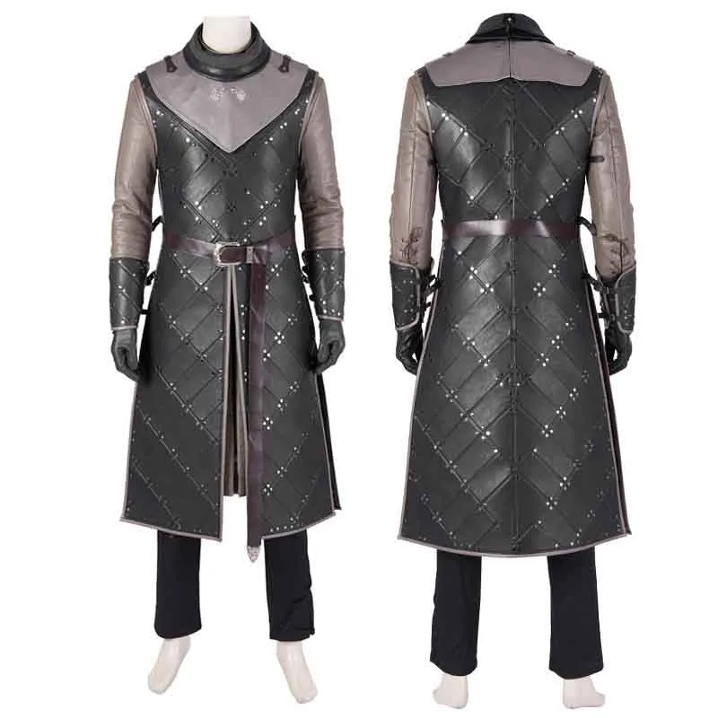 Game of Thrones Season 8 Jon Snow Cosplay Costume