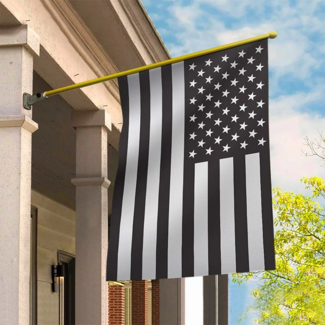 Gearhuman 3D Black American Custom Flag