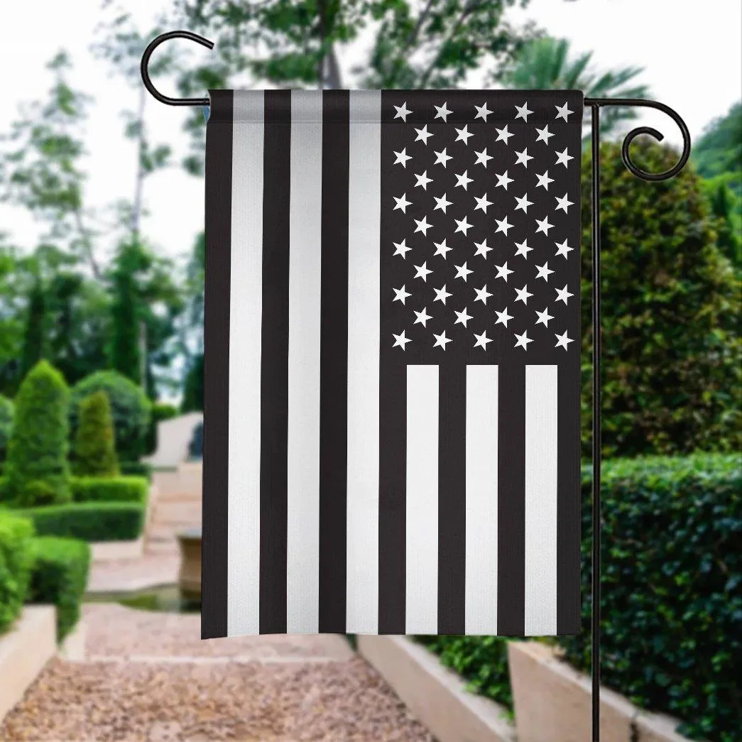 Gearhuman 3D Black American Custom Flag