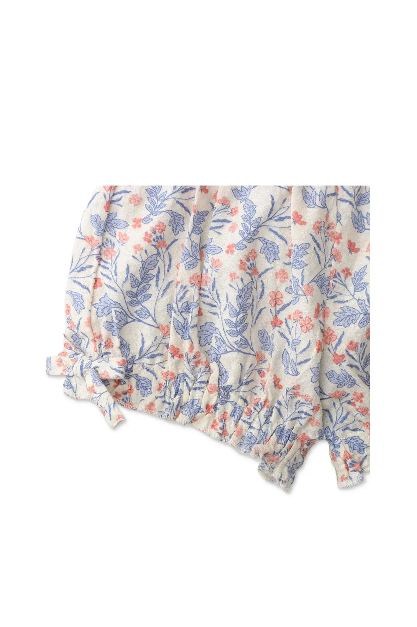 Gingersnaps Floral Printed Bloomers with Ribbon